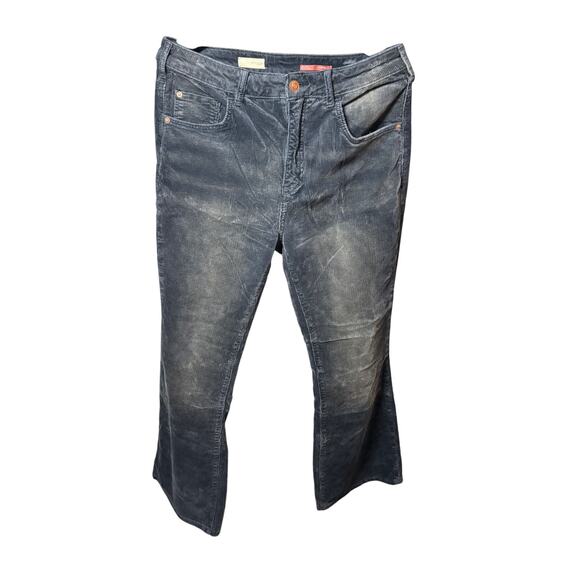 Pilcro corduroy 5 pocket design distressed faded pants vintage 31 Petite - Picture 2 of 5